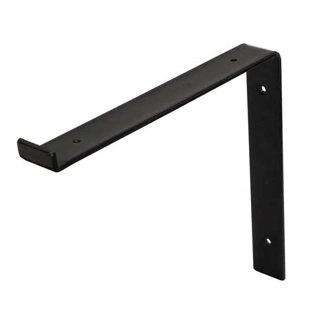 black metal shelf brackets home depot|black shelf brackets b&q.